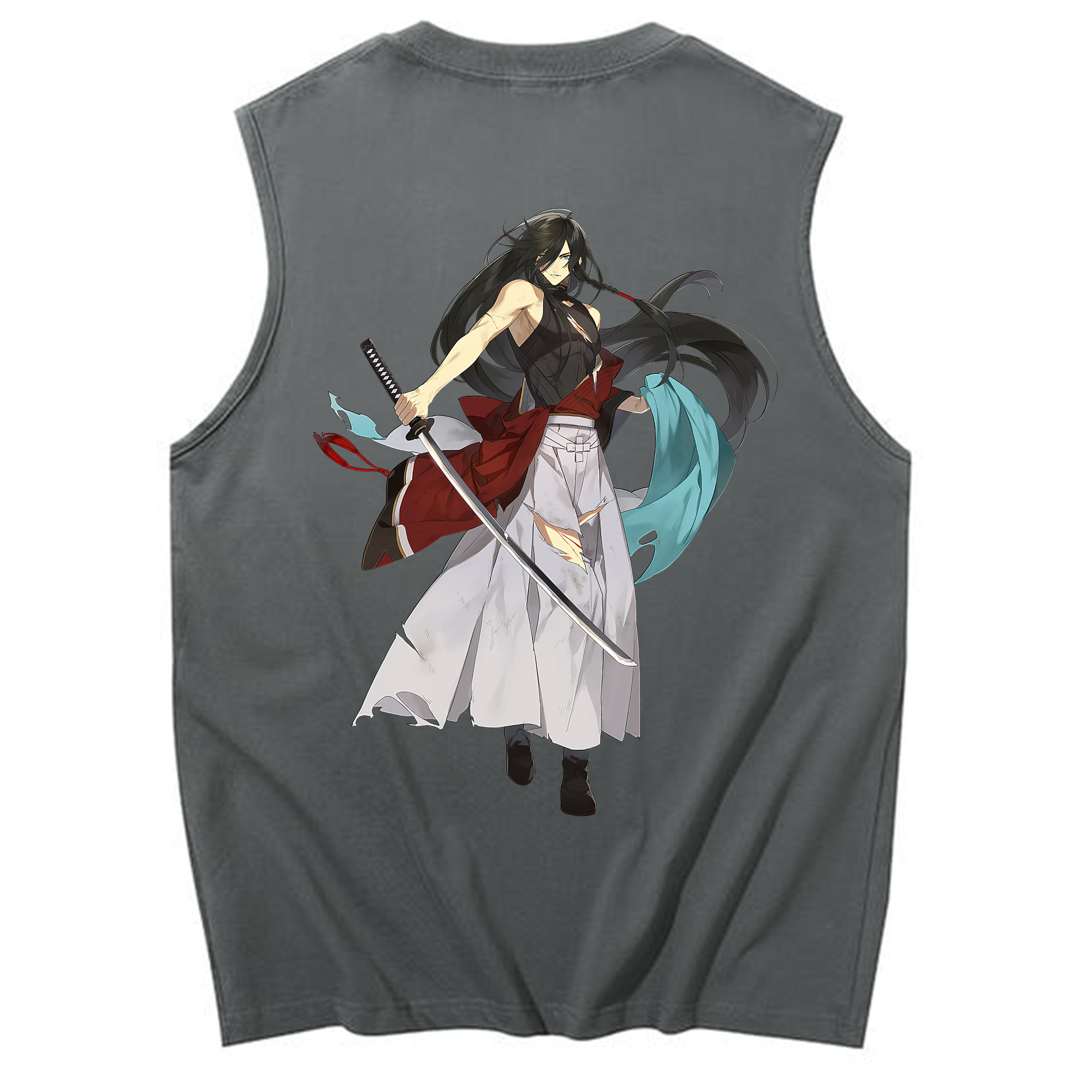 （画像用） 刀剣乱舞 Touken Ranbu コットン100％タンクトップ（背面プリント）